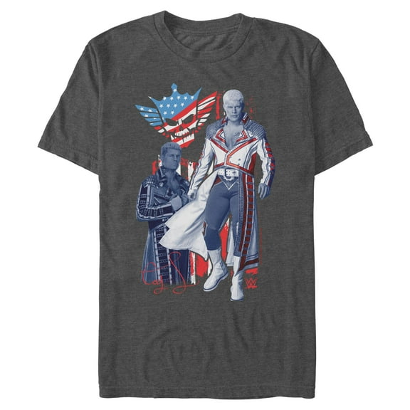 Mens WWE Cody Rhodes Patriotic Pose T Shirt