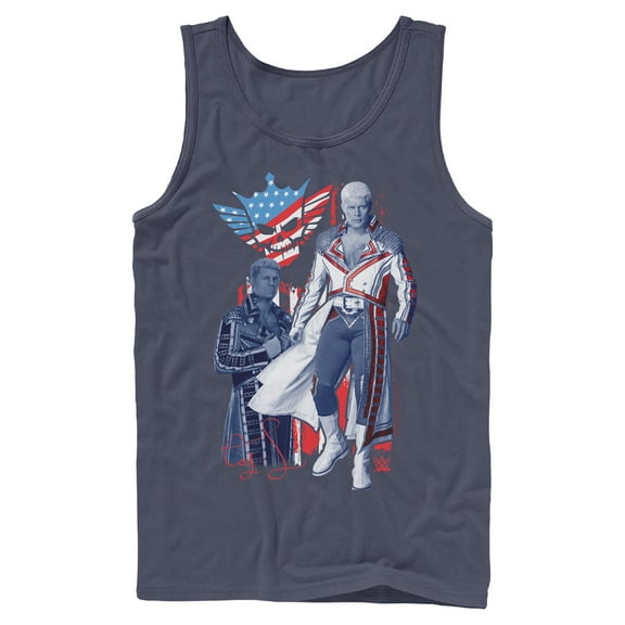 Mens WWE Cody Rhodes Patriotic Pose Tank Top