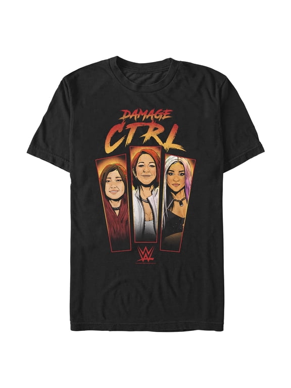 Mens WWE Damage CTRL Panels T Shirt