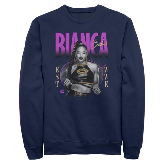 Mens WWE Gold Bianca Belair Sweatshirt