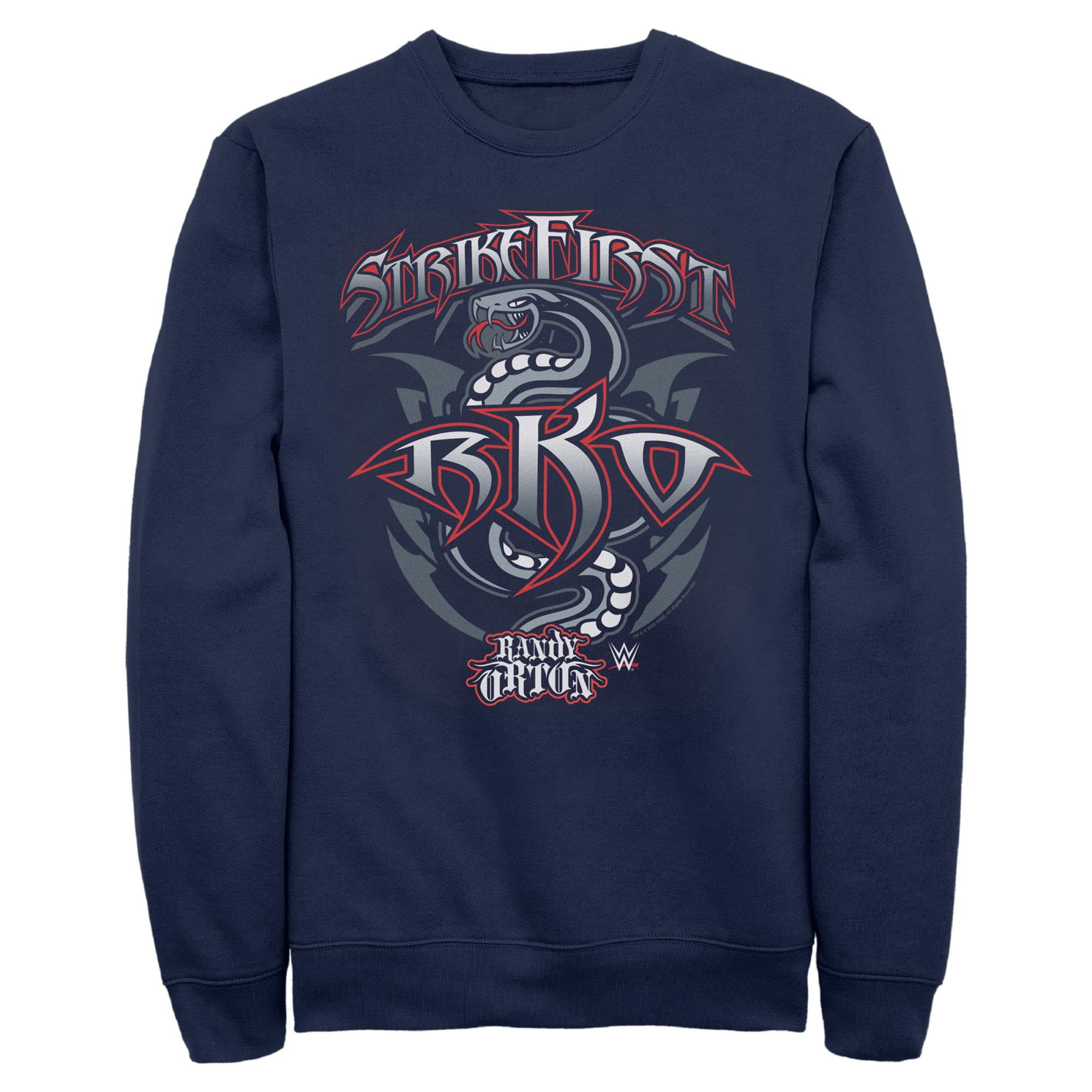 Mens WWE Randy Orton Strike First RKO Sweatshirt - Walmart.com, image size:2000x2000