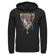 Mens WWE Retro Wrestlers Triangle Lightweight Hoodie