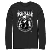 Mens WWE Ripley Black and White Photo Long Sleeve Shirt