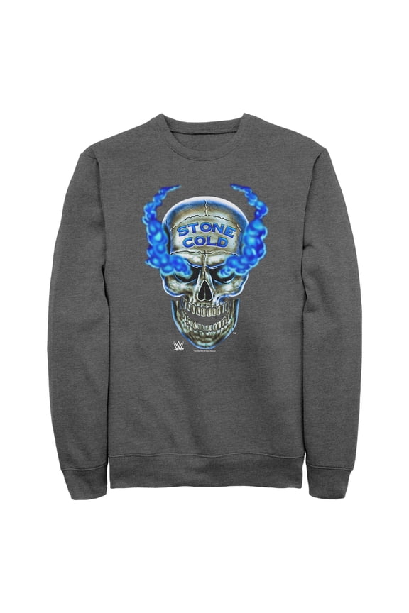 Mens WWE Stone Cold Smoke Skull Sweatshirt