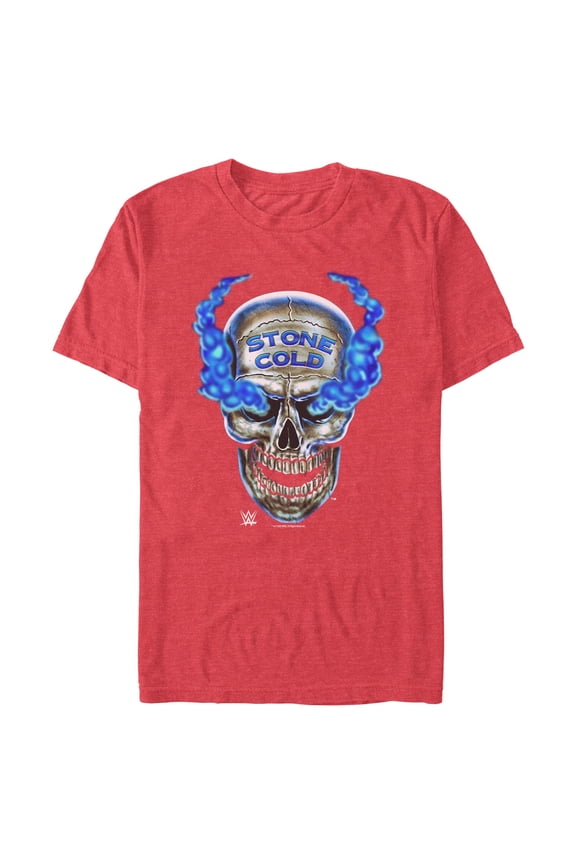 Men's Stone Cold Smoke Skull Graphic T-Shirt,