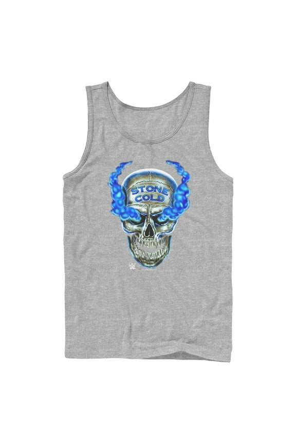 Mens WWE Stone Cold Smoke Skull Tank Top