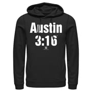Mens WWE Stone Cold Steve Austin 316 White Logo Lightweight Hoodie