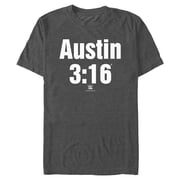 Mens WWE Stone Cold Steve Austin 3:16 White Logo T Shirt