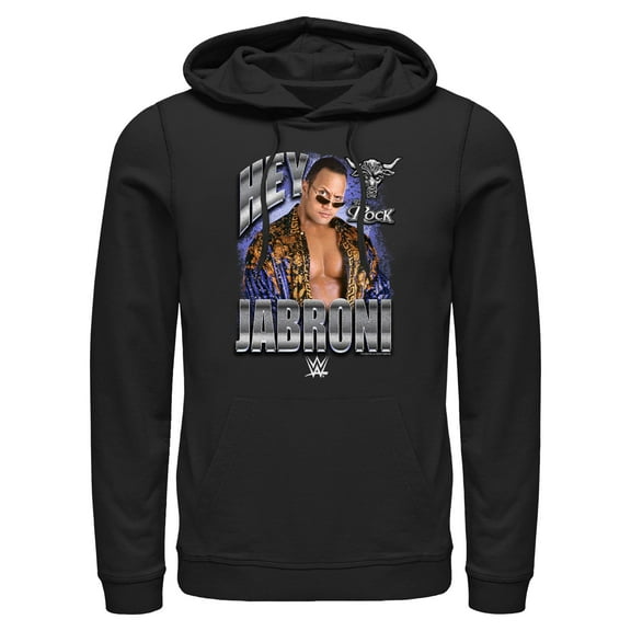 Mens WWE The Rock Hey Jabroni Lightweight Hoodie