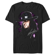 Mens WWE Undertaker Portrait Signature T Shirt