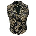 thumbnail image 1 of Mens Waistcoat Formal Gothic Steampunk Decorative Pattern Victorian Cosplay Vest, 1 of 9