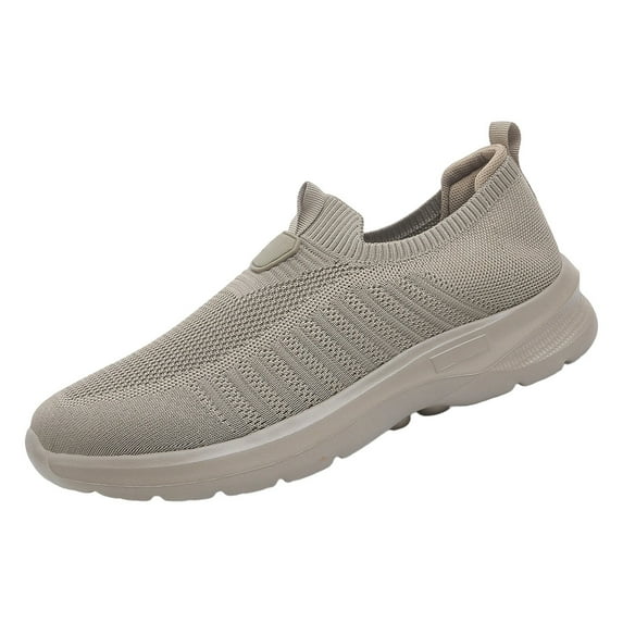 Mens Walking Shoes Lightweight Breathe Mesh Running Shoes Slip On Fashion Tennis Sneakers Comfort Gym Workout Zapatos de Hombre