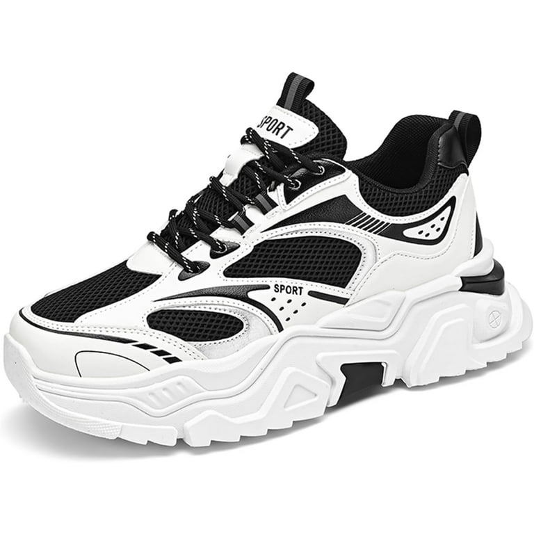 Mens Walking Shoes Running Tennis Shoes Athletic Gym Chunky