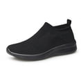 thumbnail image 1 of vibdiv Men's Non-Slip Sports Shoes Running Tennis Sneakers Light and Breathable Leisure Walking Shoes All Black Size 11, 1 of 6