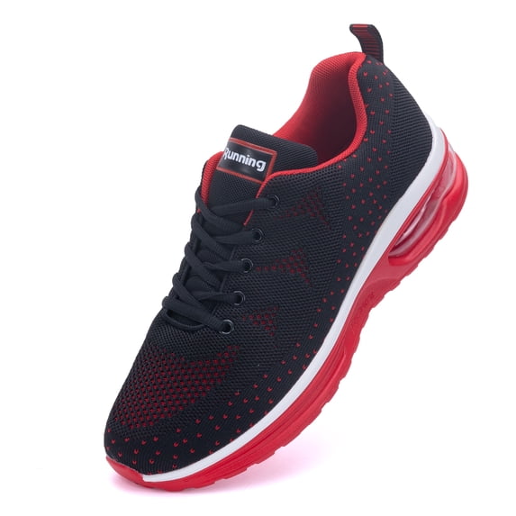 REABO Men's Tennis Running Shoes, Lightweight Arch Support Athletic Sneakers