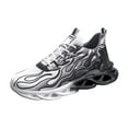 thumbnail image 1 of Mens Walking Shoes Wide Toe Comfort Lightweight Breathable Sock Shoe Non-Slip Mesh Slip on Shoes, 1 of 9