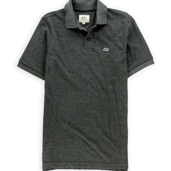 Mens Wallburner Solid Color Rugby Polo Shirt