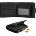thumbnail image 1 of Mens Wallet Large Capacity  RFID Blocking Bifold Wallets for Men with ID Window and 15 Card Slots, 1 of 6