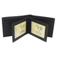 thumbnail image 1 of Mens Wallet RFID Genuine Leather Bifold Wallets For Men, 3 ID Windows 12 Card Holders Gift Box Black, 1 of 8