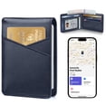 thumbnail image 1 of Extrelife Minimalist Wallets for Men, Works with Find My App, Slim Leather Bifold Wallet Credit Card Holder with Cash Pocket, ID Window, RFID Blocking, Gifts for Men, 1 of 10