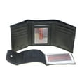 thumbnail image 1 of Mens Wallet Trifold Genuine Leather Removable Card Holder Case 1 ID Cowhide New, 1 of 4