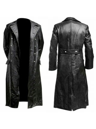 Men's MCR Military Style Black Jacket Handmade Denim 