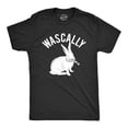 thumbnail image 1 of Mens Wascally Rabbit T Shirt Funny Easter Bunny Cartoon Graphic Tee Graphic Tees, 1 of 9