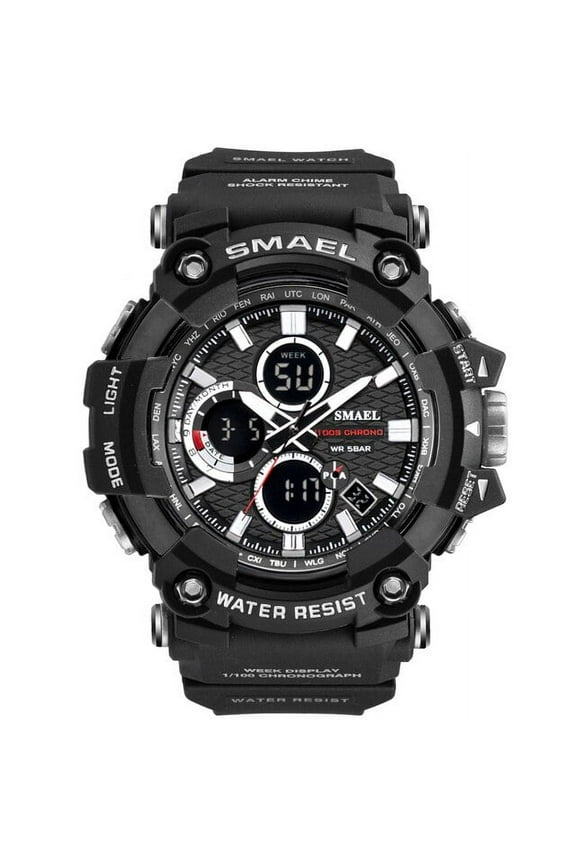 Mens Watch Military Water resistant SMAEL Casual Sport LED Wrist Watches relogio digital for male 1802D relogio masculino Watch