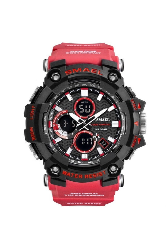 Mens Watch Military Water resistant SMAEL Casual Sport LED Wrist Watches relogio digital for male 1802D relogio masculino Watch