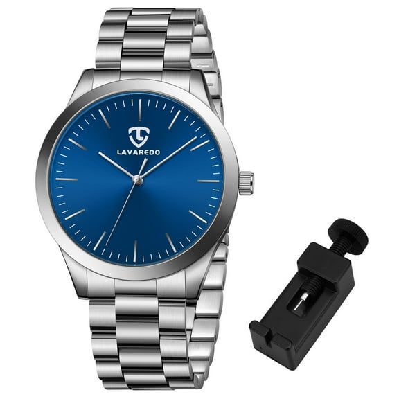 Mens Watch, Minimalist Fashion Watches for Men Waterproof Quartz Watch with Stainless Steel Strap - Gift for Men