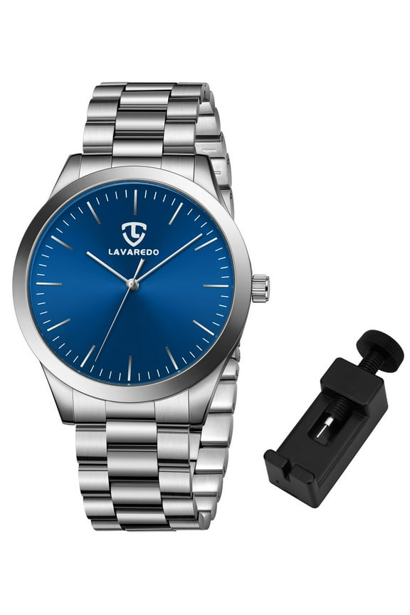 Mens Watch, Minimalist Fashion Watches for Men Waterproof Quartz Watch with Stainless Steel Strap - Gift for Men