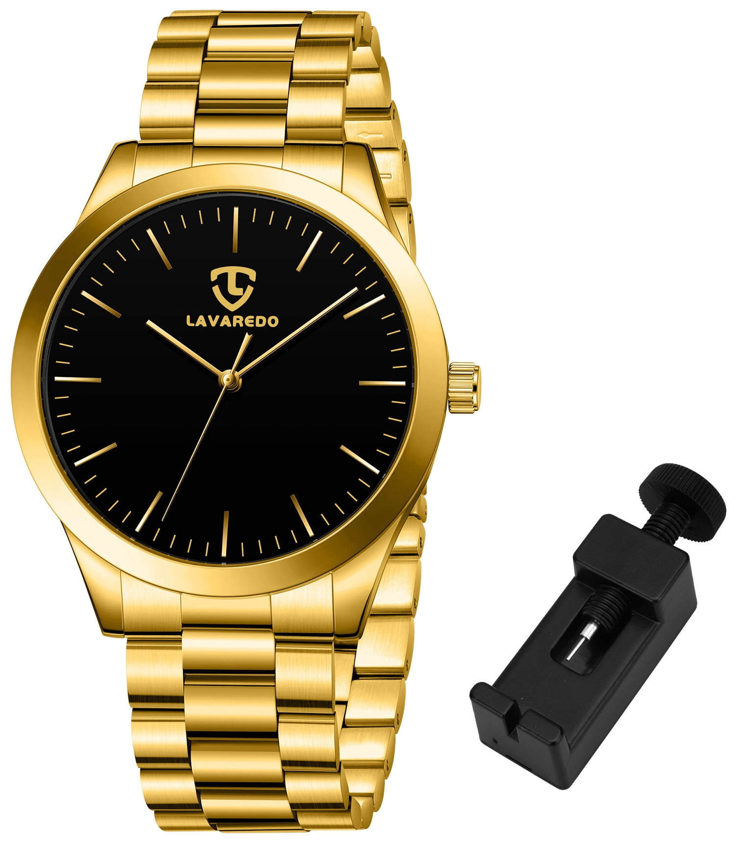 Mens Watch, Minimalist Fashion Watches for Men Waterproof Quartz Watch with Stainless Steel Strap - Gift for Men