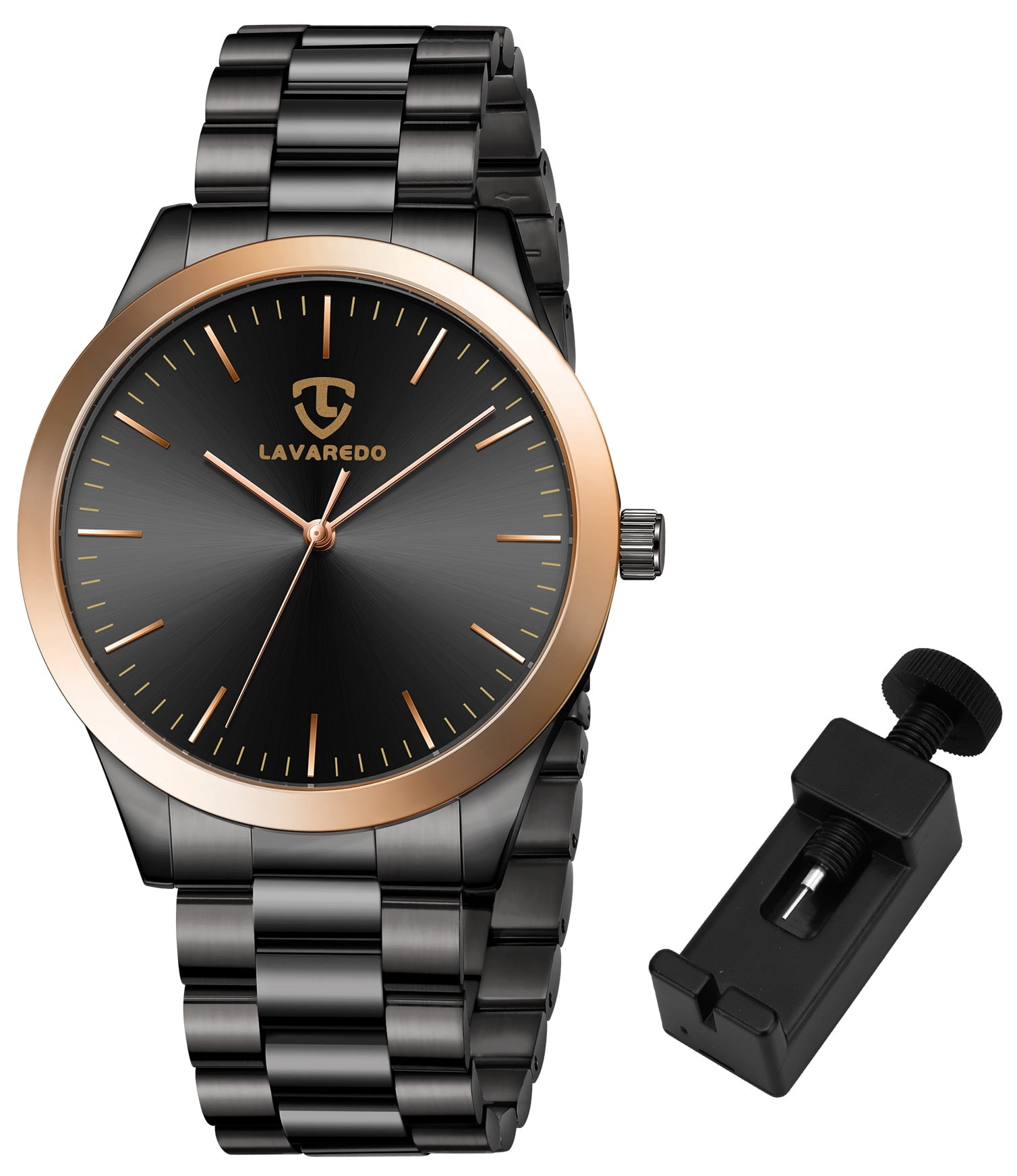 Mens Watch, Minimalist Fashion Watches for Men Waterproof Quartz Watch with Stainless Steel Strap - Gift for Men