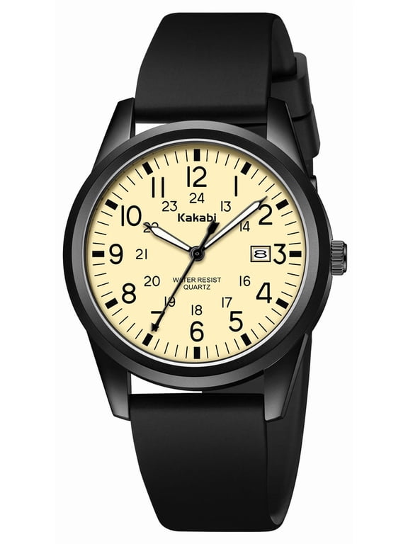 Mens Watches Classic Quartz Watch for man with Calendar and Luminous hands- The Perfect Gift for Men
