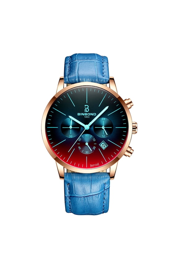 Mens Watches Clearance Men's Luminous Running Alarm Clock Watch Men's Watch Fashion Men's Watch Watches for Men on Sale Clearance