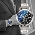 thumbnail image 1 of Mens Watches Prime,Mens Watches Easy Read Analog Quartz Sport Waterproof Watch for Men Designer Men's Wrist Watches with Stainless Steel Band(A ), 1 of 8