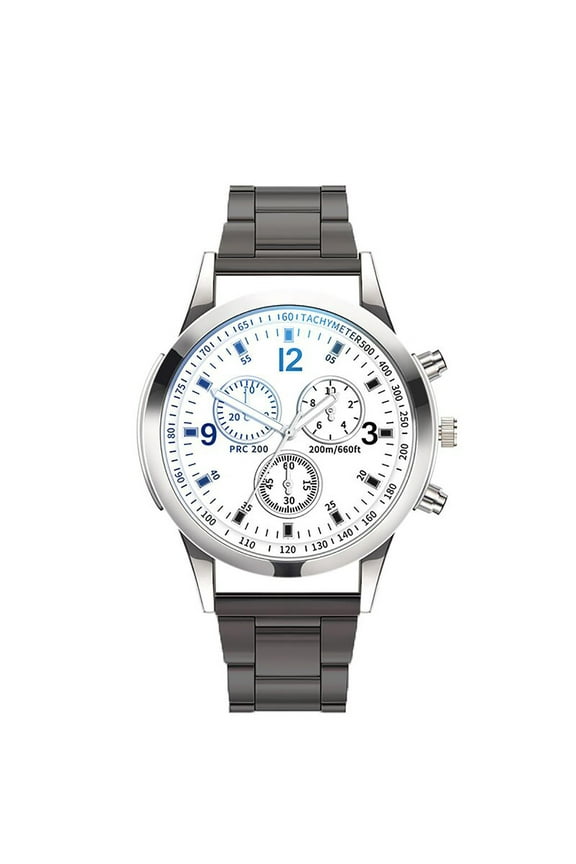 Mens Watches Clearance Sale Prime,Mens Watches Easy Read Analog Quartz Sport Waterproof Watch for Men Designer Men's Wrist Watches with Stainless Steel Band(D )