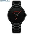 thumbnail image 1 of Mens Watches Crrju Stainless Steel Men's Wrist Watch Casual Luxury Waterproof Sport Watch For Men Quartz Watch Relogio Masculino - Quartz Wristwatches, 1 of 6