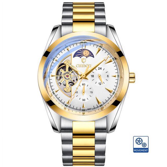 Mens Watches Luxury Tourbillon Design Automatic Mechanical