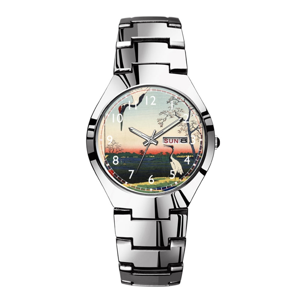 Mens-Watches-Silvery-Steel-