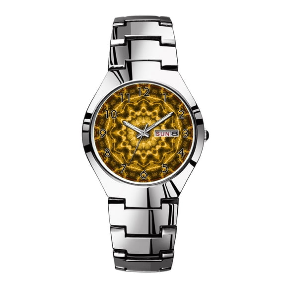 Mens Watches Silvery Steel Band Top Brand Waterproof Japan Quartz Watch Christmas Men Business Clock Spungold Wristwatch