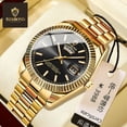 thumbnail image 1 of Mens Watches Stainless Steel Waterproof Analog Quartz Watch for Men with Date  Fashion Wristwatch, 1 of 7
