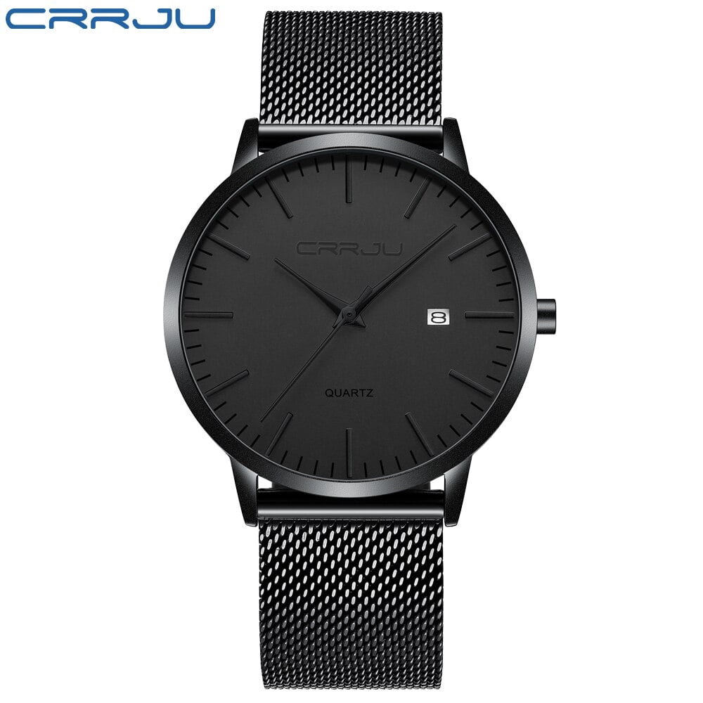 Mens Watches Ultra Thin Simple Casual Fashion Analog Quartz 