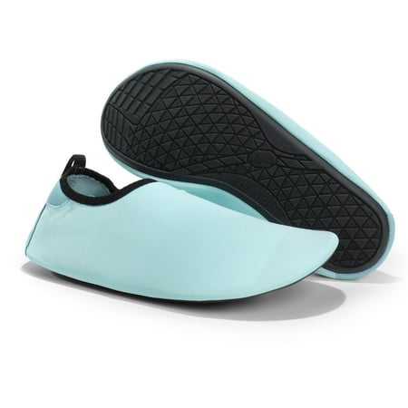 Mens Water Shoes Quick Dry Barefoot Aqua Yoga Slip-on Swim Shoes GREEN Size 10.5