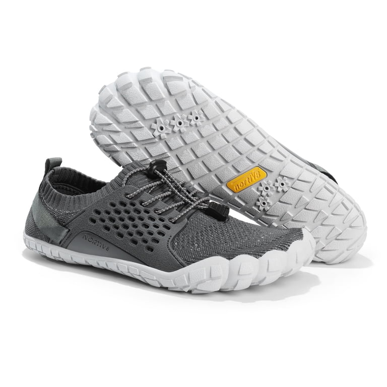 Men\'s Grey Quick Dry Barefoot for Swim Diving Surf Aqua Sport Shoes Men main image 3