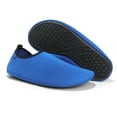 thumbnail image 1 of Mens Water Shoes Quick Dry Barefoot Aqua Yoga Slip-on Swim Shoes BLUE Size 7.5, 1 of 7