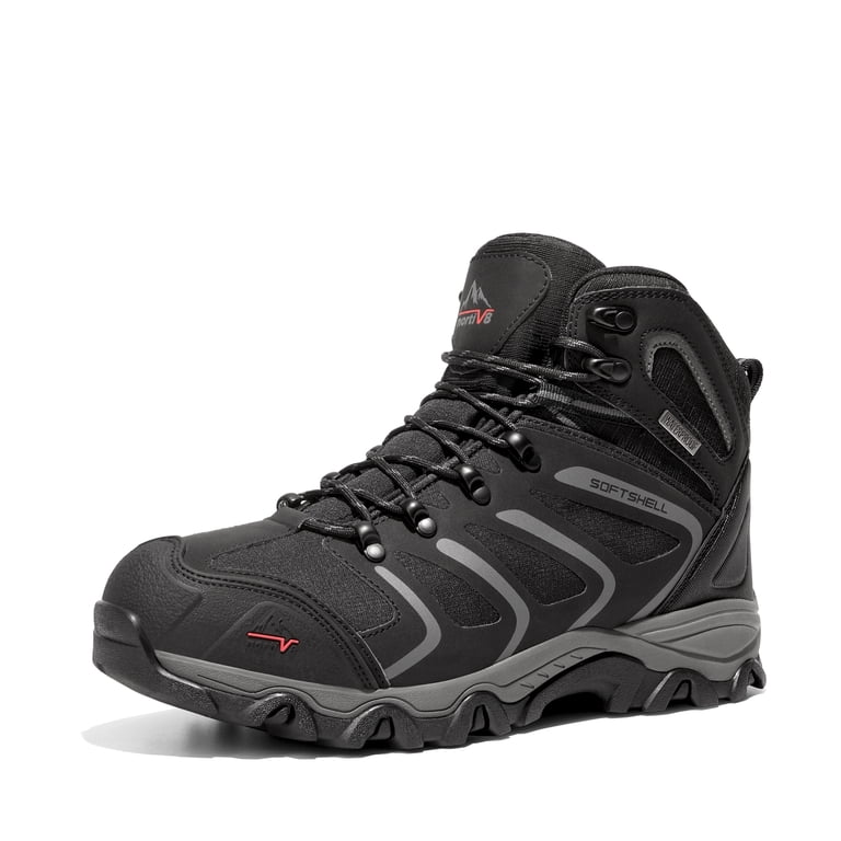 Lightweight Waterproof Hiking Boots Men\'s Outdoor Trekking Trail Sneakers eczipvz Mens Wide Sneakers Ankle High Waterproof Hiking  main image 2