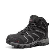 Mens Waterproof Ankle-High Hiking Boots - Lightweight Outdoor Shoes for Trekking Trails