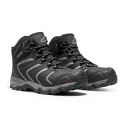 Mens Waterproof Ankle-High Hiking Boots - Lightweight Outdoor Shoes for Trekking Trails
