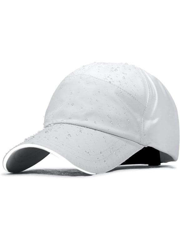 Mens Waterproof Baseball Cap Womens Rain Hat Foldable Outdoor Running Sun Fishing hat